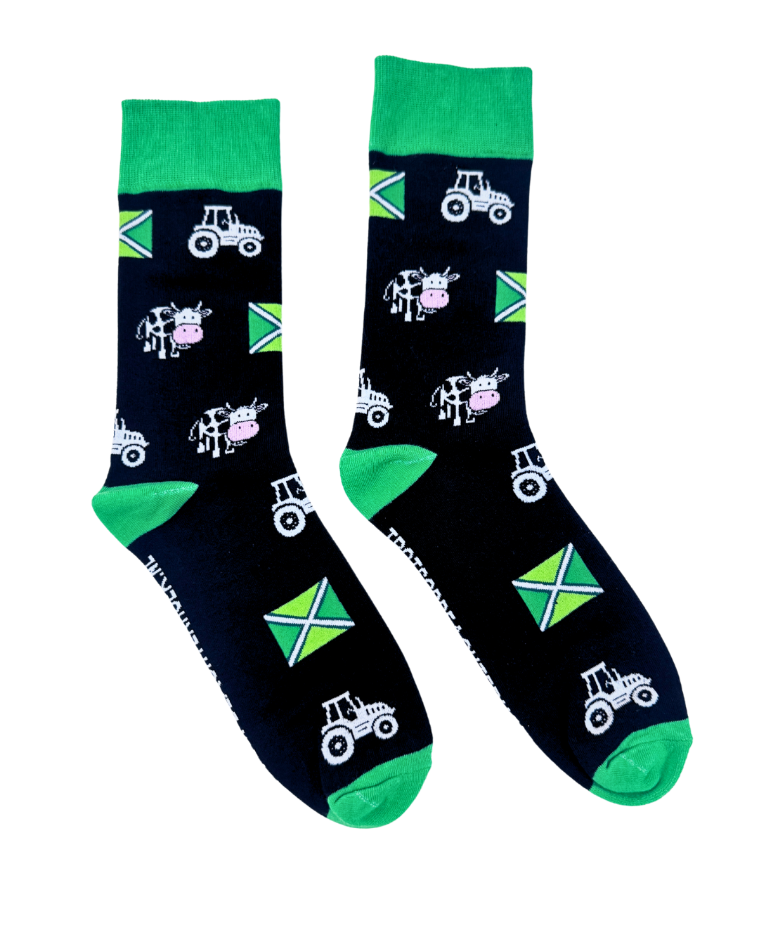 Trekker koe Achterhoekse vlag sokken