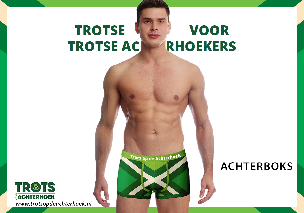 Achterhoekse vlag onderbroek Achterboks boxershort