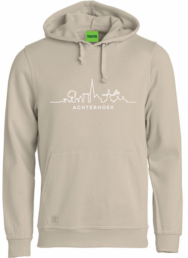 Hoodie Achterhoekse skyline beige