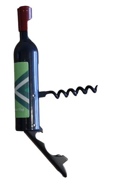Achterhoekse kurkentrekker met Achterhoekse vlag