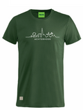 T-shirt Achterhoekse skyline groen