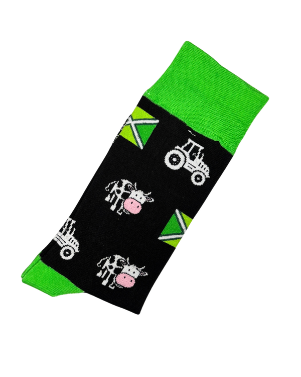 Trekker koe Achterhoekse vlag sokken