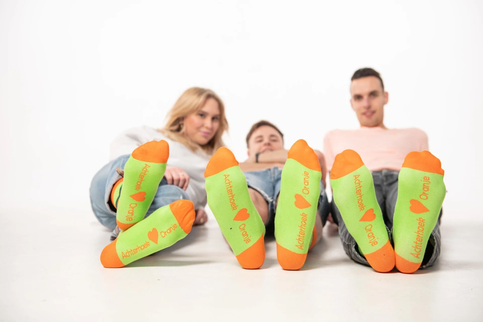 Achterhoekse oranje sokken