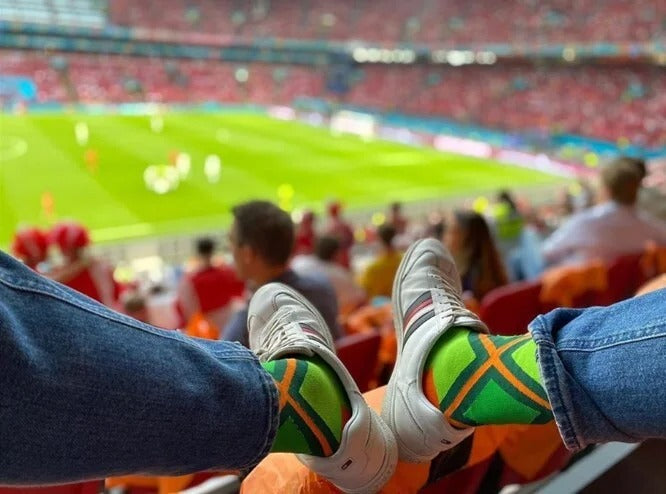 Achterhoekse oranje sokken