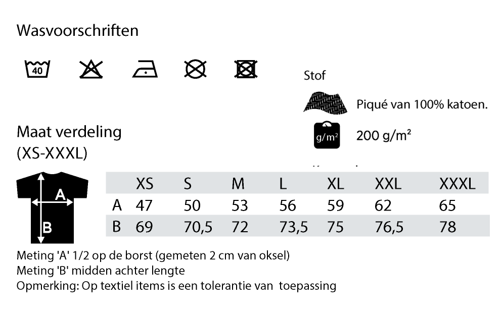 Achterhoekse vlag polo zwart